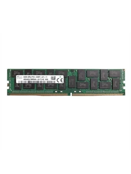 SK HYNİX 64GB 2400 MHz DDR4 PC4-19200 2Rx4 CL17 ECC RDIMM Sunucu Ram HMAA8GL7MMR4N-UH ürün görseli 1