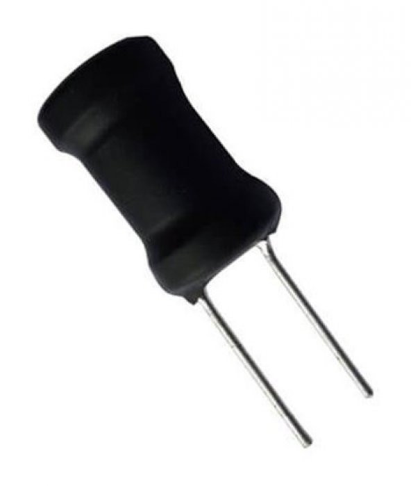 100uH Kondansatör Tipi Bobin 8 10mm x 1 adet  (rf053) ürün görseli 1