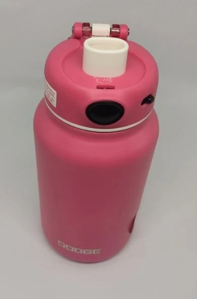 Dodge Intested Colors Çelik Termos Matara Çocuk 750Ml Pembe - Resim 2
