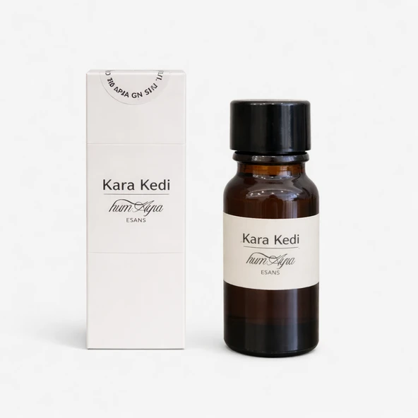 Humayra Kara Kedi Parfüm Kolonya Koku Difüzörü Esansı Dökme 10 Ml ürün görseli 1