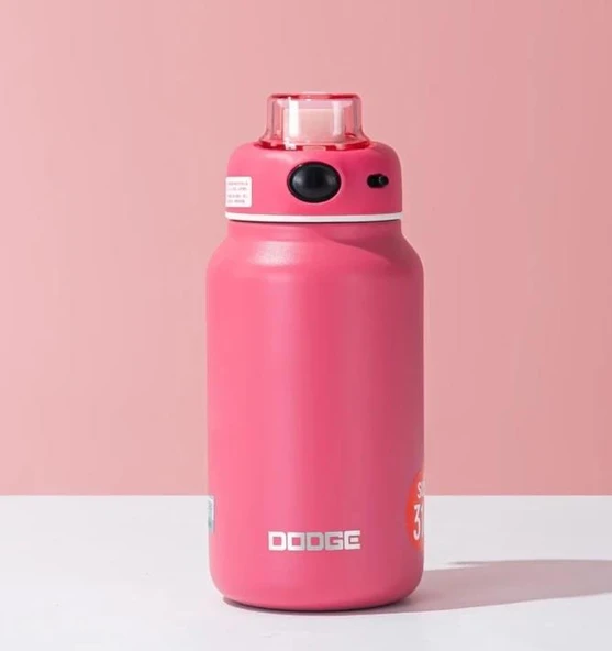 Dodge Intested Colors Çelik Termos Matara Çocuk 750Ml Pembe ürün görseli 1