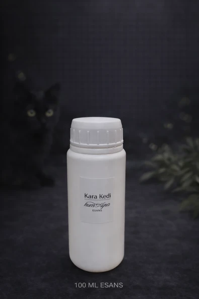 Humayra Kara Kedi Parfüm Kolonya Koku Difüzörü Esansı Dökme 100 Ml ürün görseli 1