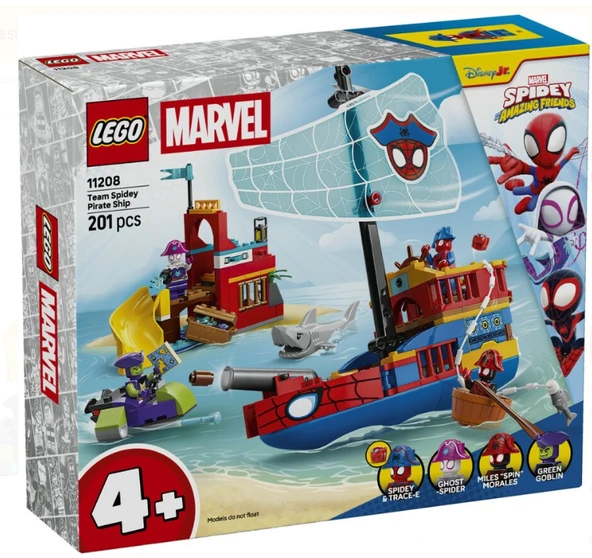 Lego Marvel 11208 Spidey Takımı Korsan Gemisi ürün görseli 1