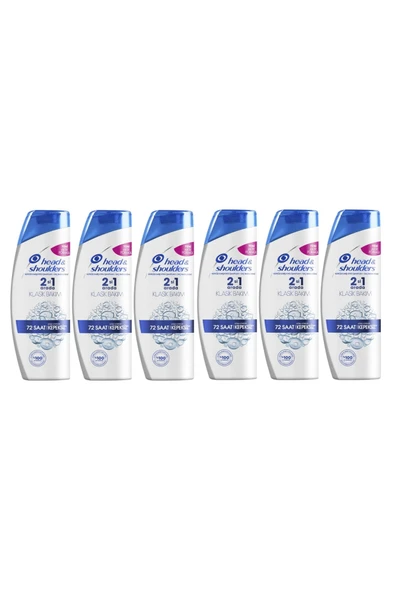 Head And Shoulders 2 In 1 Klasik Bakım 250 Ml X 6 Adet ürün görseli 1