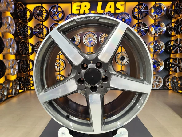 4 Adet MERCEDES ORIJINAL 8.5-9.5*19 5*112 ET48 66.6 GUN MACK JANT REVİZE EDİLMİŞ (Takım) ürün görseli 1