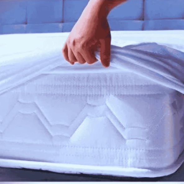 FIRST LASTIKLI FITTED ALEZ CIFT KISILIK 160X200 CM ürün görseli 1
