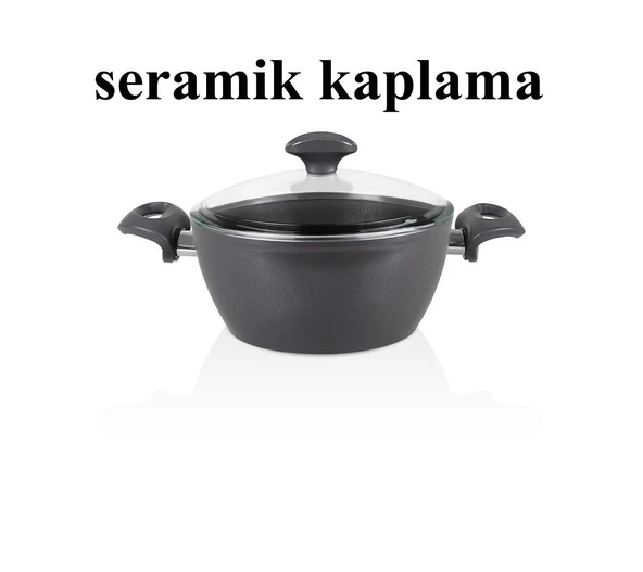Falez Seramik Derin Tencere 20 CM - Resim 4