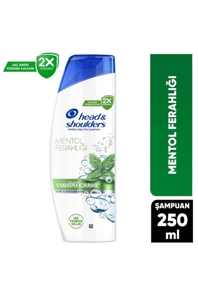 Mentol Ferahlığı Kepek Karşıtı Şampuan 250 ml ürün görseli 1