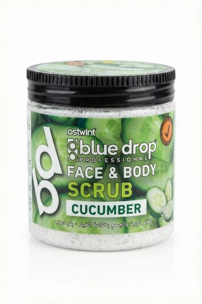 Blue Drop Yüz Bakım Peeling Scrub Salatalık 500 Ml ürün görseli 1