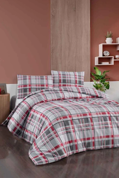 Cotton Collection Flanel R Çift Kişilik Nevresim Takımı G.N. Siyah ürün görseli 1