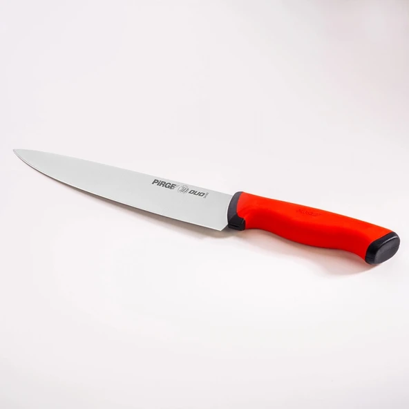 Duo Şef Bıçağı 23 cm Kırmızı - Resim 3