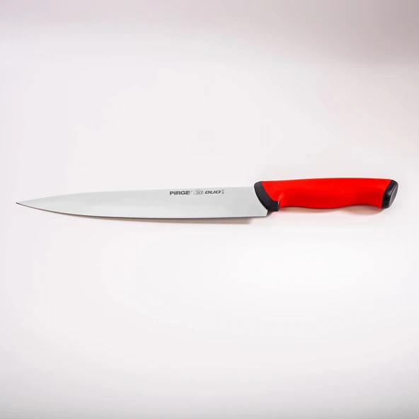 Duo Şef Bıçağı 25 cm Kırmızı - Resim 6