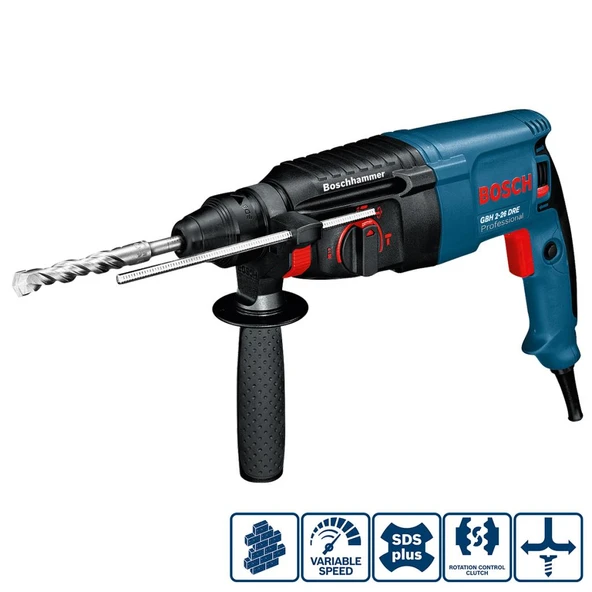 Bosch GBH 2-26 DRE 800 Watt Profesyonel Kırıcı Delici Matkap ürün görseli 1
