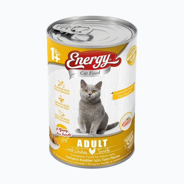 Energy Tavuklu Yetişkin Yaş Kedi Maması - 400 g ürün görseli 1