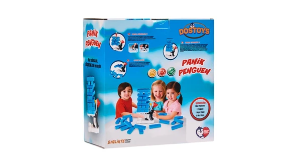 Dostoys Panik Penguen Kutu Oyunu ürün görseli 1