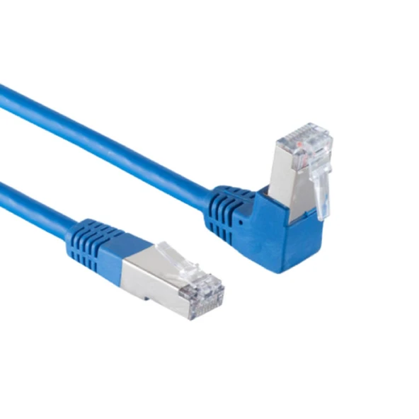 IRENIS CAT6 S/FTP Dirsek Kablo  2 Metre Mavi - Resim 3