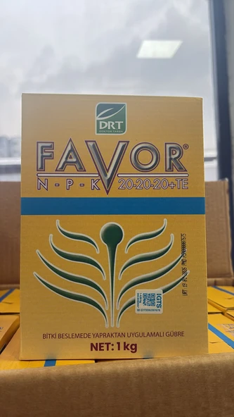 DOKTOR TARSA Npk 20-20-20 Te Favor Harmanlanmış Yaprak Gübresi 1kg ürün görseli 1