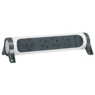 Legrand MULTISCH 4X2P+T ROTACBL 3M B/N ürün görseli 1