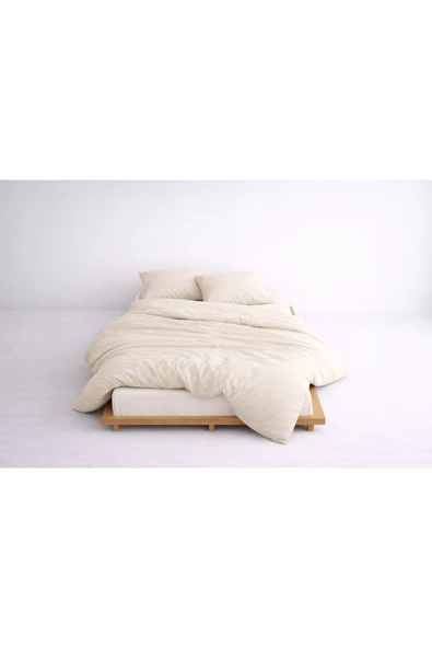 Lüks Ranforce Kumaş %100 Pamuklu Çift Kişilik Nevresim Takımı 200x220 - Lastikli Çarşaf ürün görseli 1