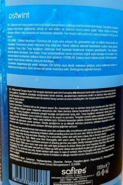 Blue Drop Premium Sakal Tıraş Jeli 1000 Ml - Resim 2