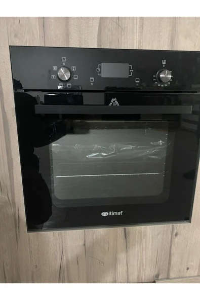 İtimat Af500 70lt Turbo Fan Siyah Dijital Ankastre Fırın ürün görseli 1