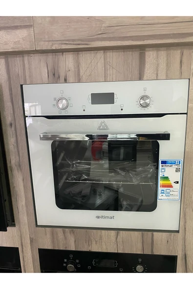 İtimat Af550 70lt Turbo Fan Beyaz Dijital Ankastre Fırın ürün görseli 1