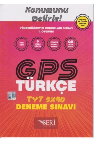 Seri Gps Tyt Türkçe Deneme Sınavı ürün görseli 1