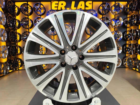 4 Adet MERCEDES ORIJINAL 7.5-8.5*18 5*112 ET52 66.6 GUN MACK JANT REVİZE EDİLMİŞ (Takım) ürün görseli 1