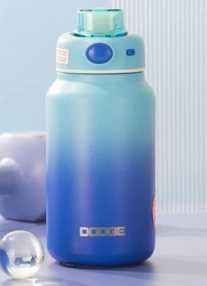 Dodge Intested Colors Çelik Termos Matara Çocuk 750Ml Mavi Lacivert ürün görseli 1