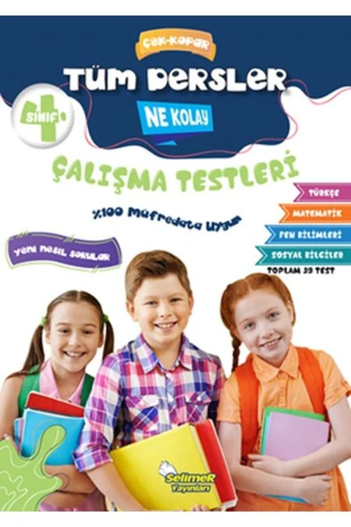4.Sınıf Tüm Dersler Çalışma Yaprakları Selimer ürün görseli 1