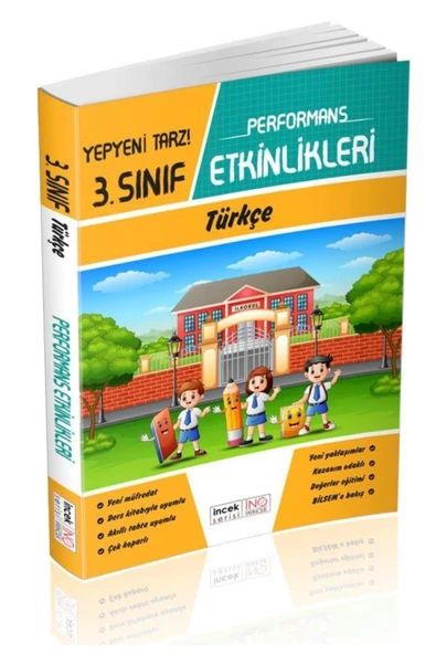 3.Sınıf Türkçe Performans Etkinlikileri İncek Seri ürün görseli 1