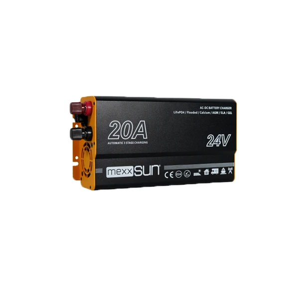 Akü Şarj Cihazı AC-DC 24V - 20A Tüm Akülerle Uyumlu (2 Yıl Garanti) ürün görseli 1