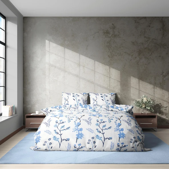 Cotton Collection Ranforce Nevresim Takımı Bahar - Resim 2