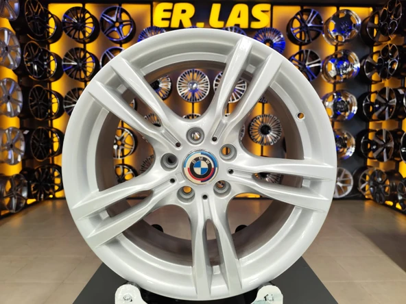 4 Adet BMW ORIJINAL 8-9*18 5*120 ET34 72.6 SILVER JANT REVİZE EDİLMİŞ  (Takım) ürün görseli 1