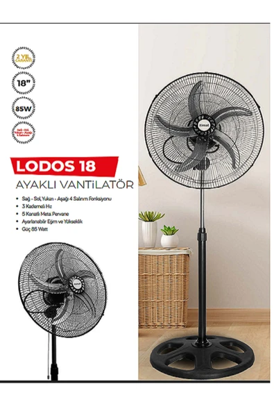İtimat İTİMAT LODOS 18 SANAYİ TİPİ VANTİLATÖR - Resim 3
