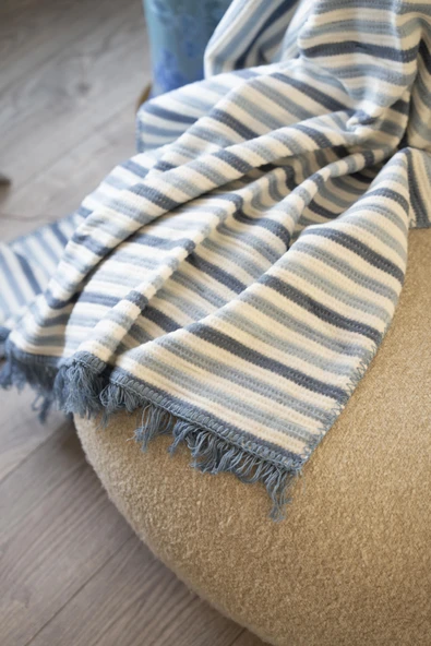 Cotton Collection Tv Battaniyesi İndigo - Resim 3