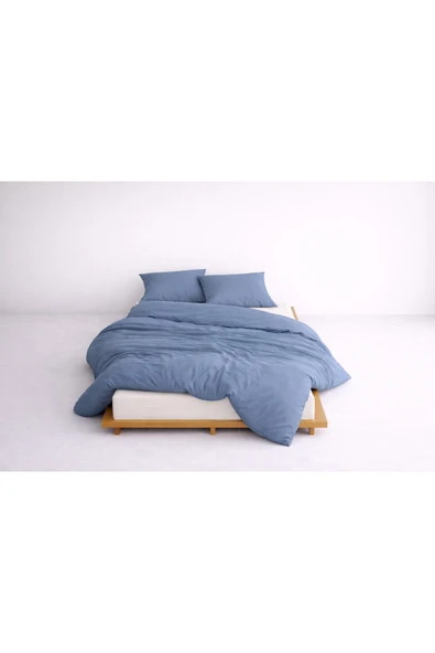 Lüks Ranforce Kumaş %100 Pamuklu Tek Kişilik Nevresim Takımı 160x220 - Lastikli Çarşaf ürün görseli 1