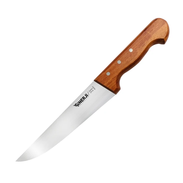 Wooden Gül Saplı Kasap Bıçağı 25,5 Cm ürün görseli 1
