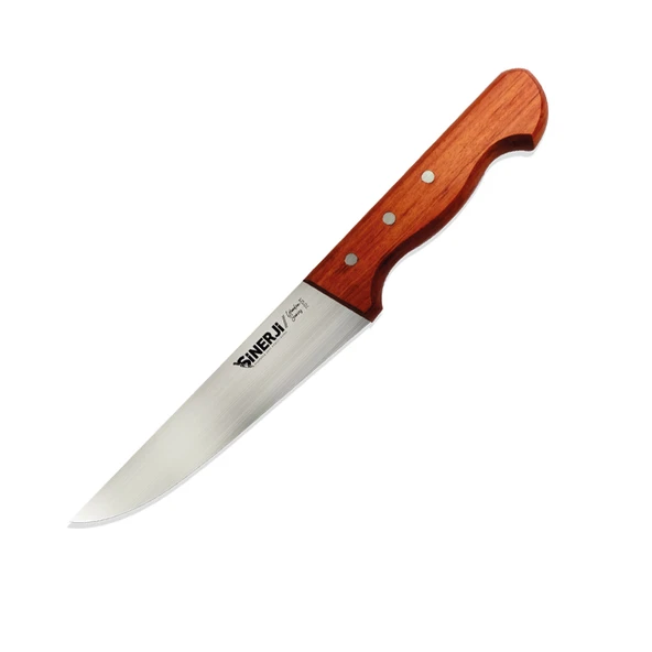 Wooden Gül Saplı Kasap Bıçağı 14,5 Cm ürün görseli 1