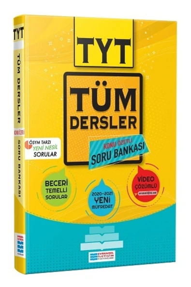 EVRENSEL İLT TYT TÜMDERSLER K.Ö S.BANKASI ürün görseli 1
