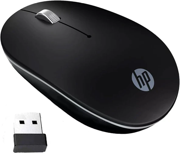 HP S1500 Kablosuz Sessiz Usb Mouse 1600 Dpi Siyah ürün görseli 1