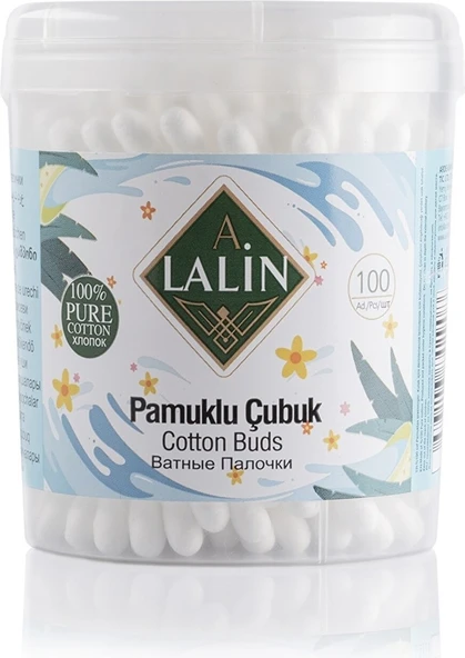 Alalin Kulak Temizleme Pamuğu Çubuğu 100'LÜ ürün görseli 1