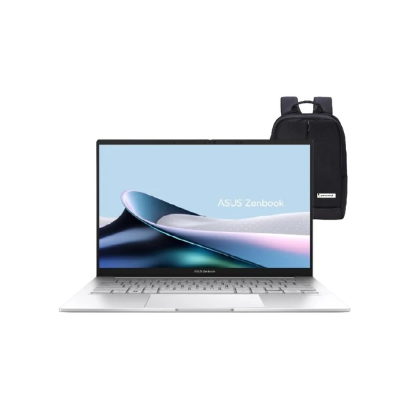 Zenbook 14 UX3405CA-PP372W Intel Core Ultra 9 285H 32GB 2tb SSD OLED 120hz 2.8k Windows 11 Home 14" Taşınabilir Bilgisayar Snertech Çantalı ürün görseli 1