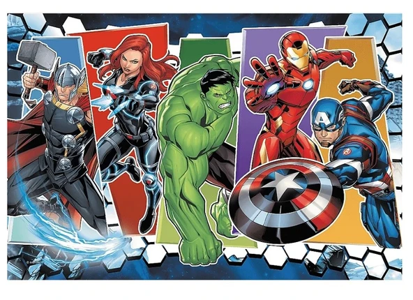 Lisanslı 60 Parça Avengers Puzzle 3574 ürün görseli 1