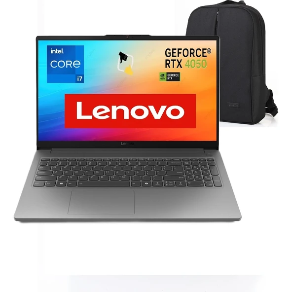 Loq Intel Core I7 12650HX 16GB 512GB SSD RTX4050 Freedos 15.6" Fhd Taşınabilir Bilgisayar 83LK002VTR+SNERTECH Çanta ürün görseli 1