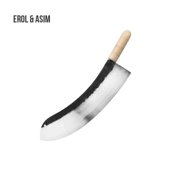 Ahşap Saplı Karbon Çelik Zırh 35 Cm ürün görseli 1