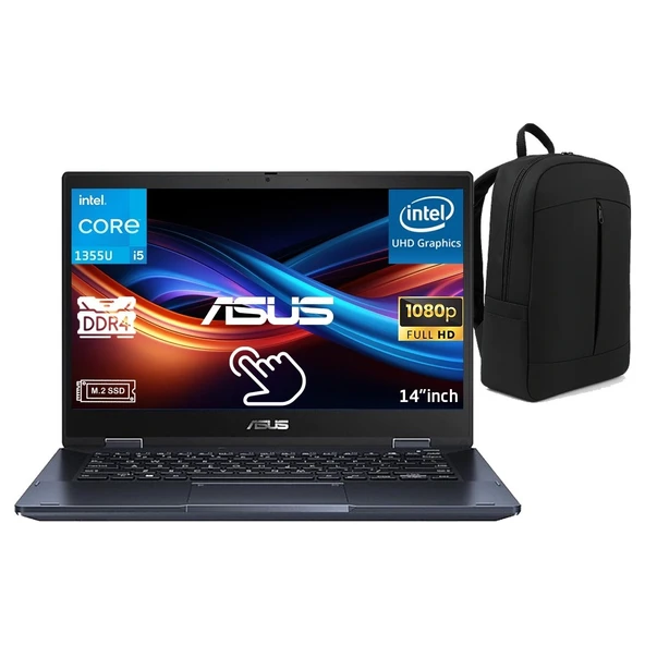 B3402 Intel Core I5 24GB 512GB SSD Windows 11 Pro 14'' Fhd Dokunmatik Taşınabilir Bilgisayar +ÇANTA ürün görseli 1