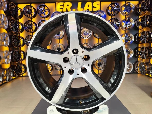 4 Adet MERCEDES ORIJINAL 8.5-9.5*18 5*112 ET48 66.6 BLACK MACK JANT REVİZE EDİLMİŞ (Takım) ürün görseli 1