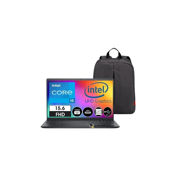 Inspiron 15 3520 Intel Core I5 1235U 12.nesil 16GB 512GB SSD 15.6 Full Hd 120HZ Windows 11 Home Taşınabilir Bilgisayar I352024052009U Çanta -Snertech ürün görseli 1
