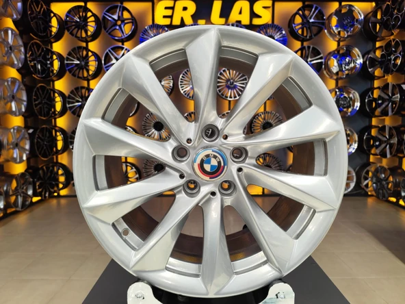 4 Adet BMW ORIJINAL 8-9*18 5*120 ET43 72.6 SILVER JANT REVİZE EDİLMİŞ (Takım) ürün görseli 1